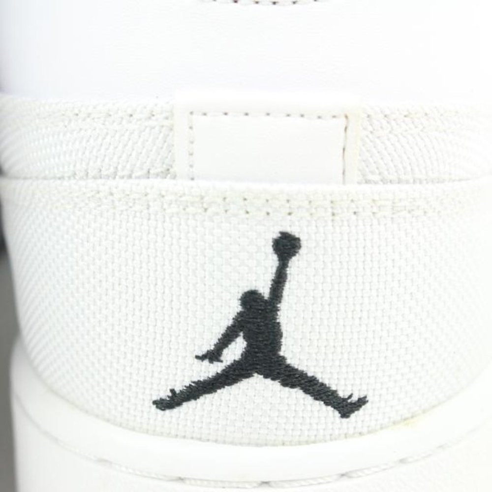 Nike 2013 Mens 12 Black White Concord Mid Air Jordan 1 Retro 95 616369-195 - Picture 9 of 12